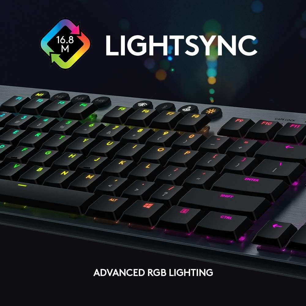 Logitech G815 LIGHTSYNC RGB Mechanical USB Gaming Keyboard, GL Linear