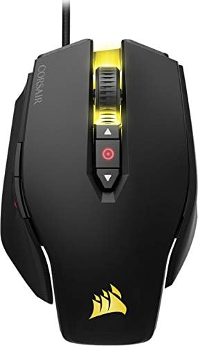 Corsair M65 PRO RGB Optical FPS Gaming Mouse (12000 DPI Optical Sensor, Adjustable Weights, 8 Programmable Buttons, 3-Zone RGB Multi-Colour Backlighting, Xbox One Compatible) - Black