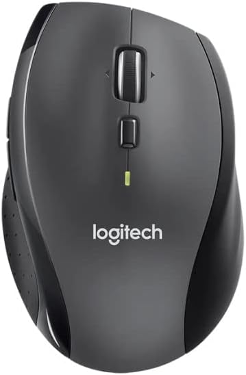 Logitech MK710-RB Desktop Wireless Keyboard/Mouse Combo, Hyper-Fast Scrolling Wireless Mouse USB, Keyboard with LCD Dashboard, Long Battery Life, Black
