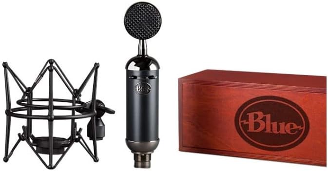 Blue Microphone Blackout Spark SL XLR Condenser Microphone Recording, Streaming, Podcasting, Gaming, Large-Diaphragm Cardioid Capsule, Shockmount and Protective Case