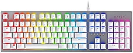 Razer Huntsman Mercury Ed. - Mechanical Gaming Keyboard with Opto-Mechanical Switches, Lifetime of 100 Million Keystrokes, RGB Chroma Lighting - US Layout - Mercury/White