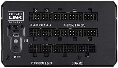 Corsair HXi Series, HX1200i, 1200 Watt, 80+ Platinum Certified, Fully Modular - Digital Power Supply