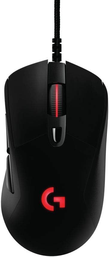 Logitech G403 Prodigy RGB Gaming Mouse – 16.8 Million Color Backlighting, 6 Programmable Buttons, Onboard Memory, Up to 12,000 DPI