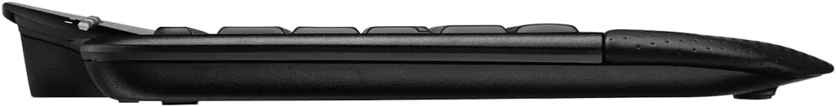 Logitech MK710-RB Desktop Wireless Keyboard/Mouse Combo, Hyper-Fast Scrolling Wireless Mouse USB, Keyboard with LCD Dashboard, Long Battery Life, Black