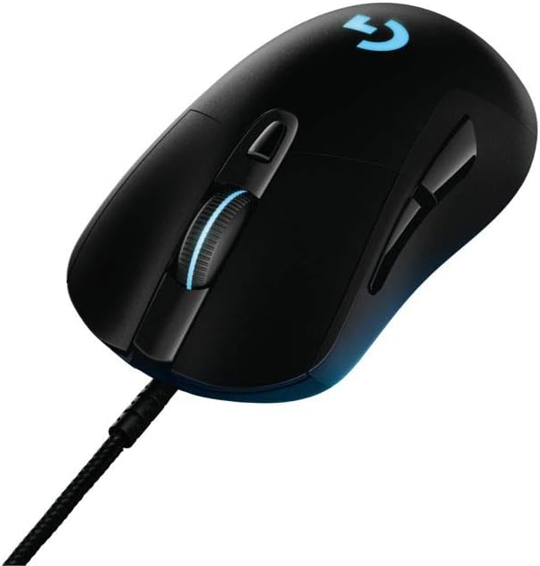 Logitech G403 Prodigy RGB Gaming Mouse – 16.8 Million Color Backlighting, 6 Programmable Buttons, Onboard Memory, Up to 12,000 DPI