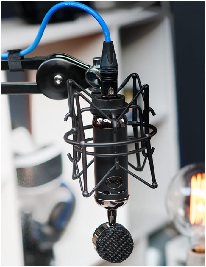 Blue Microphone Blackout Spark SL XLR Condenser Microphone Recording, Streaming, Podcasting, Gaming, Large-Diaphragm Cardioid Capsule, Shockmount and Protective Case