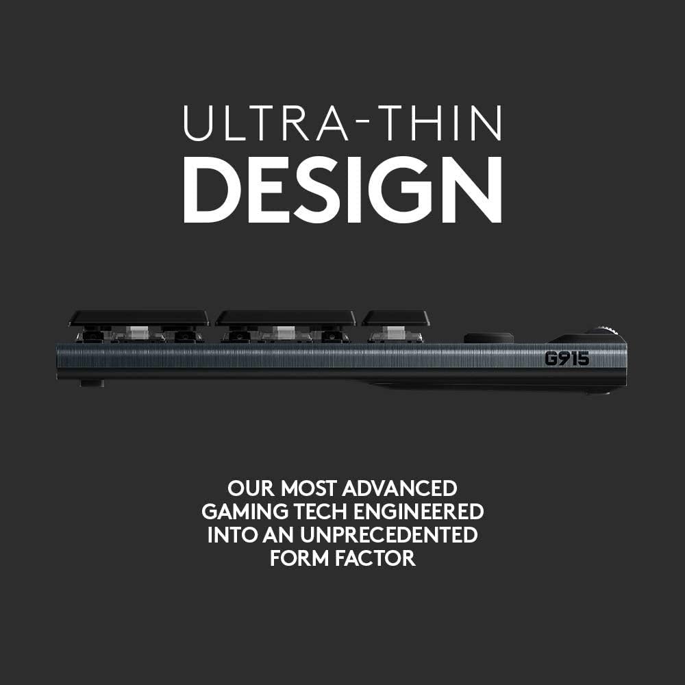 Logitech G915 Wireless Mechanical Gaming Keyboard - Linear