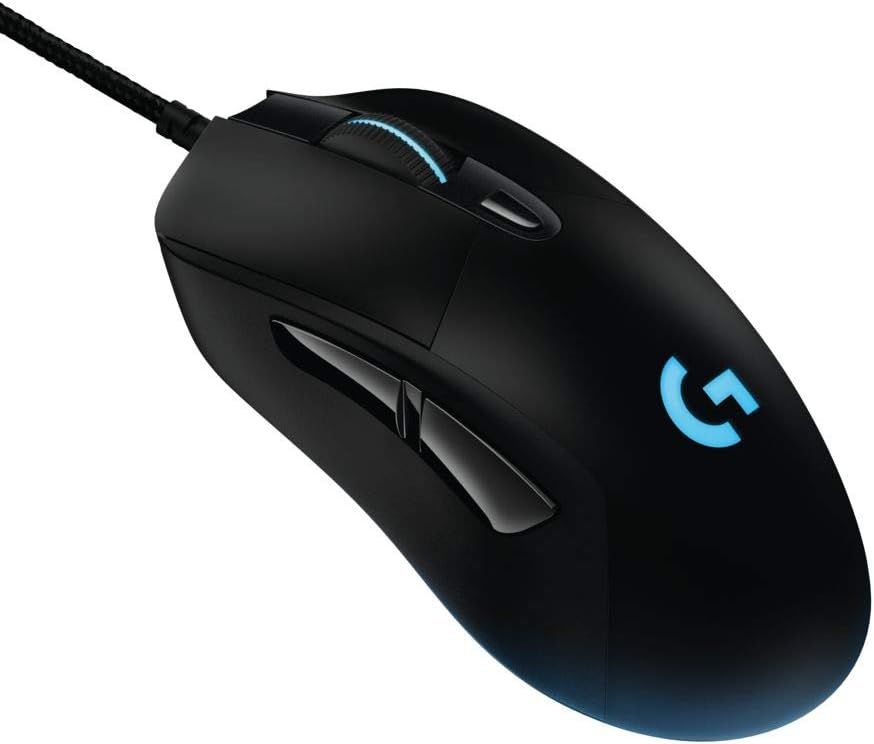 Logitech G403 Prodigy RGB Gaming Mouse – 16.8 Million Color Backlighting, 6 Programmable Buttons, Onboard Memory, Up to 12,000 DPI