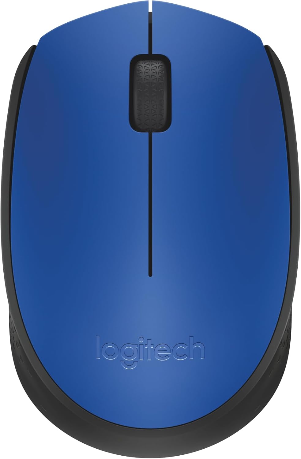 Logitech M170 Wireless Mouse for PC, Mac, Laptop, 2.4 GHz with USB Mini Receiver, Optical Tracking, 12-Months Battery Life, Ambidextrous - Blue