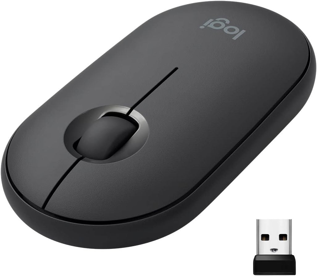 Logitech Pebble M350 Wireless Mouse - Graphite