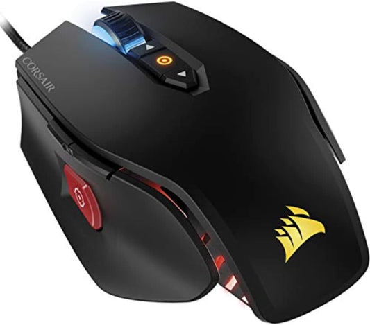 Corsair M65 PRO RGB Optical FPS Gaming Mouse (12000 DPI Optical Sensor, Adjustable Weights, 8 Programmable Buttons, 3-Zone RGB Multi-Colour Backlighting, Xbox One Compatible) - Black