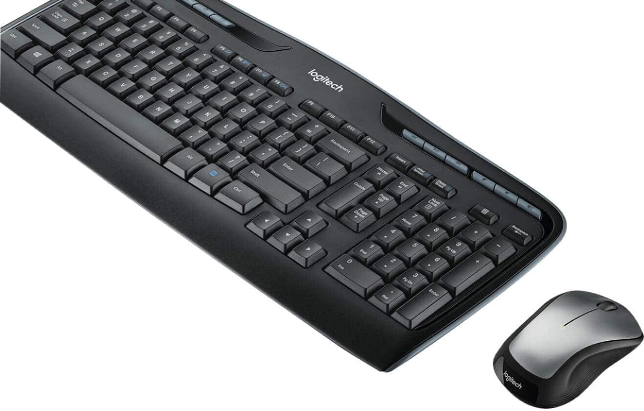 Logitech MK335 Wireless Keyboard and Mouse Combo - Black/Silver