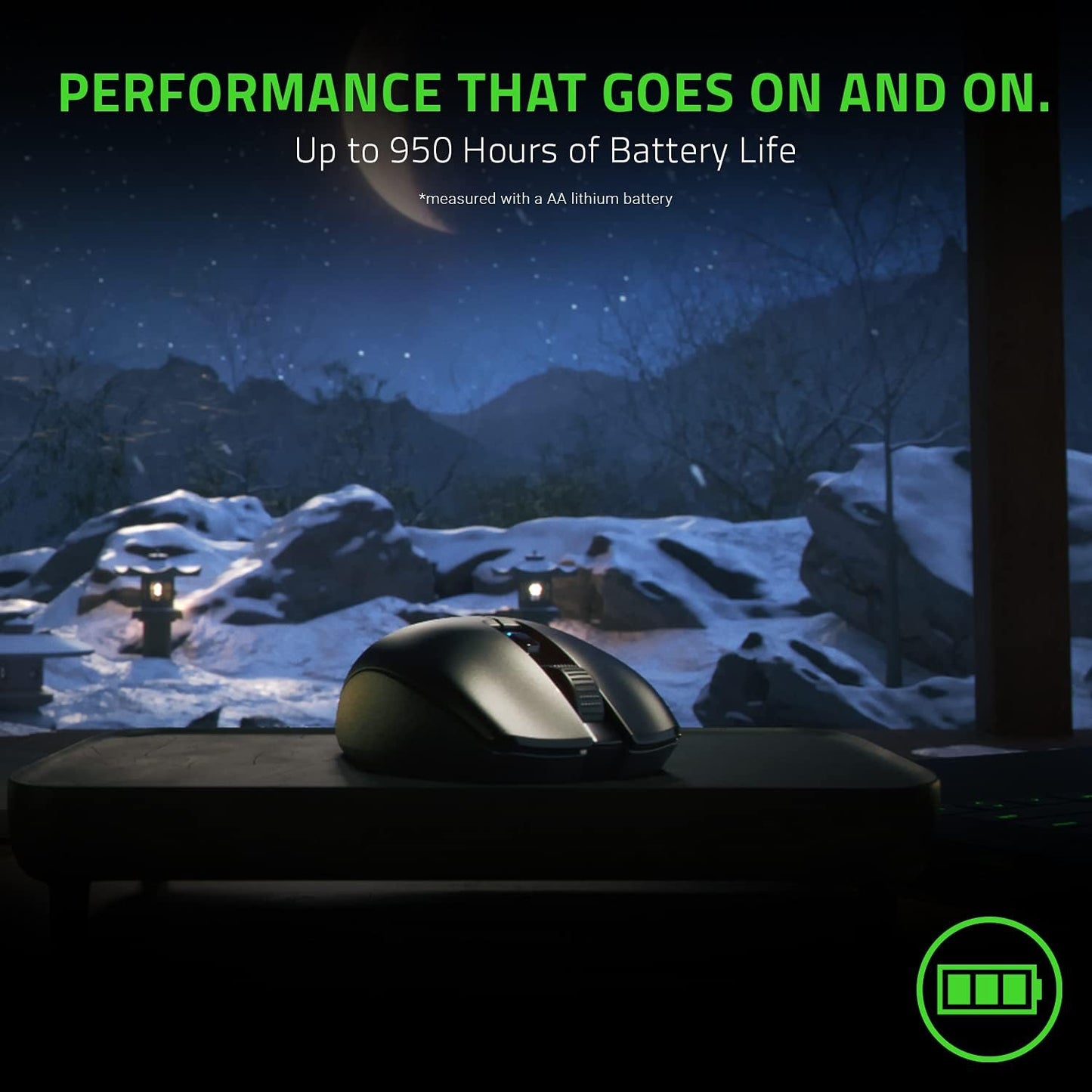 Razer Orochi V2 Mobile Wireless Gaming Mouse for Computer & Laptop: Ultra Lightweight - 2 Wireless Mouse Modes, Mechanical Mouse Switches - 5G Advanced 18K DPI Optical Sensor - Black