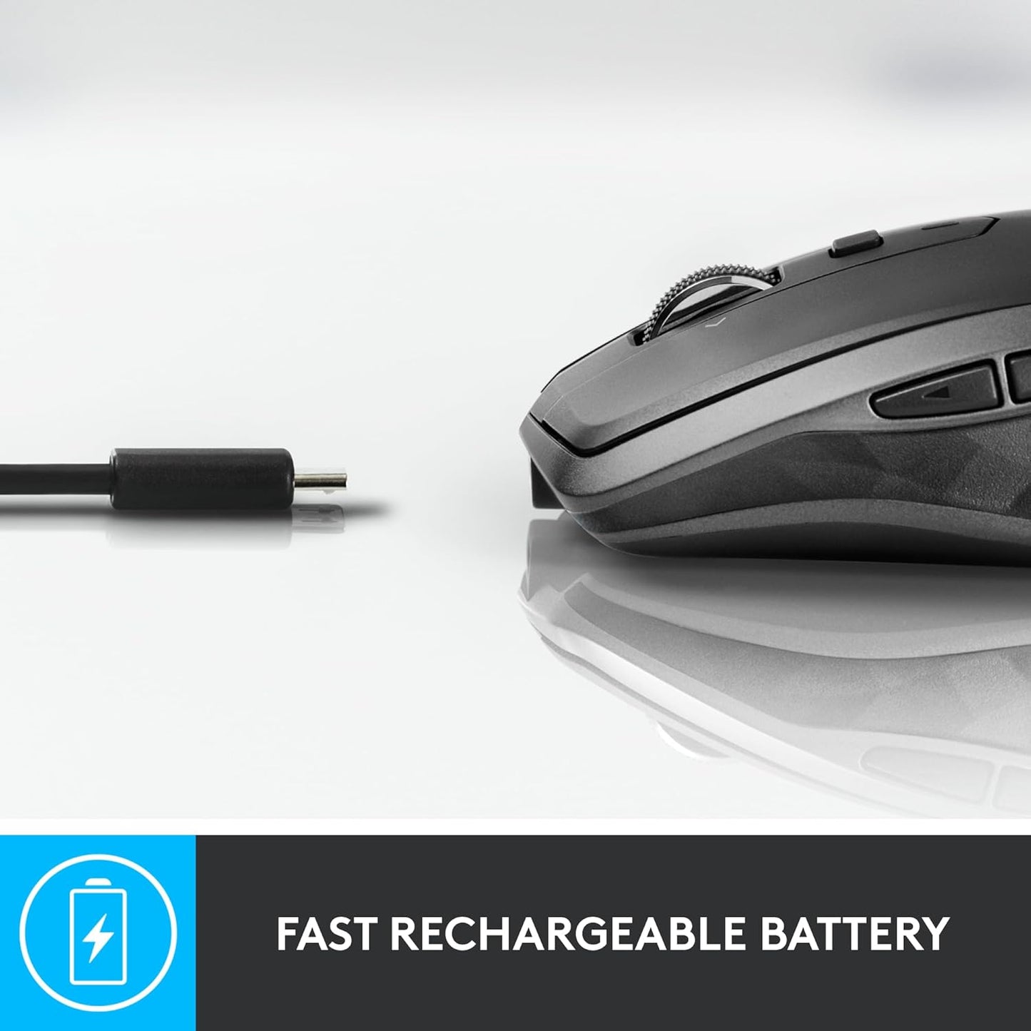 Logitech - MX Anywhere 2S Wireless Laser Mouse - Black