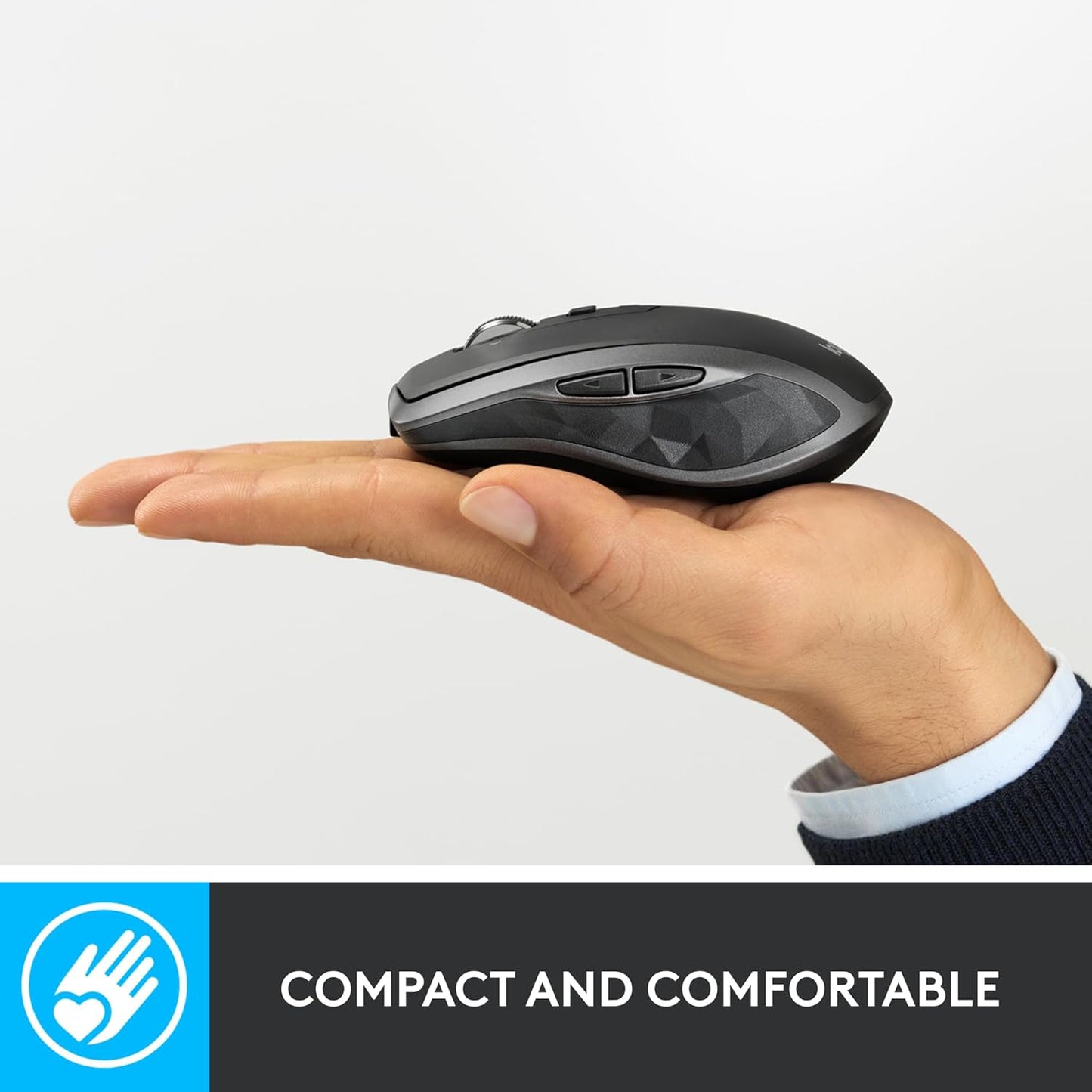 Logitech - MX Anywhere 2S Wireless Laser Mouse - Black