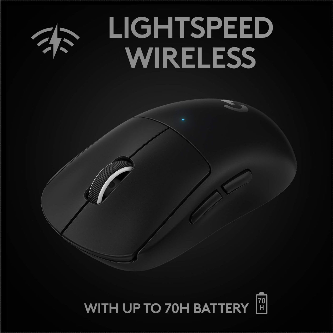 Logitech G PRO X SUPERLIGHT Wireless Gaming Mouse - Black