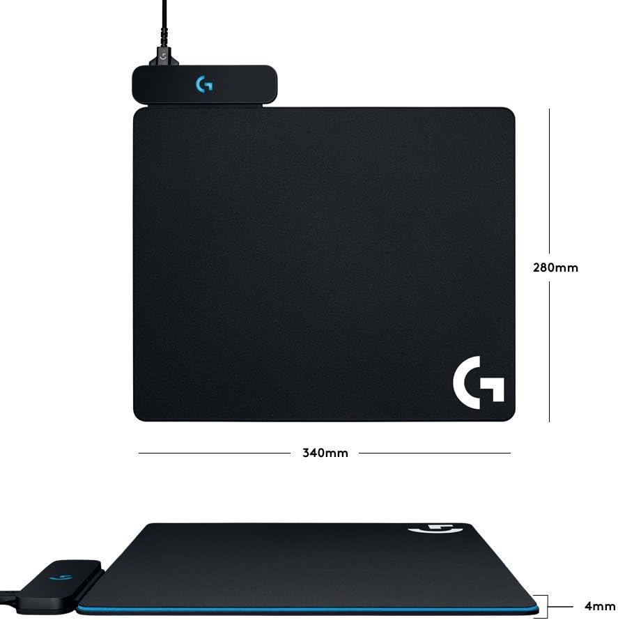 Logitech G Powerplay Wireless Charging System Cloth or Hard Gaming Mouse Pad