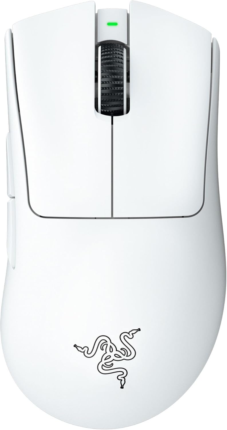Razer DeathAdder V3 Pro Lightweight Wireless Gaming Mouse(White)