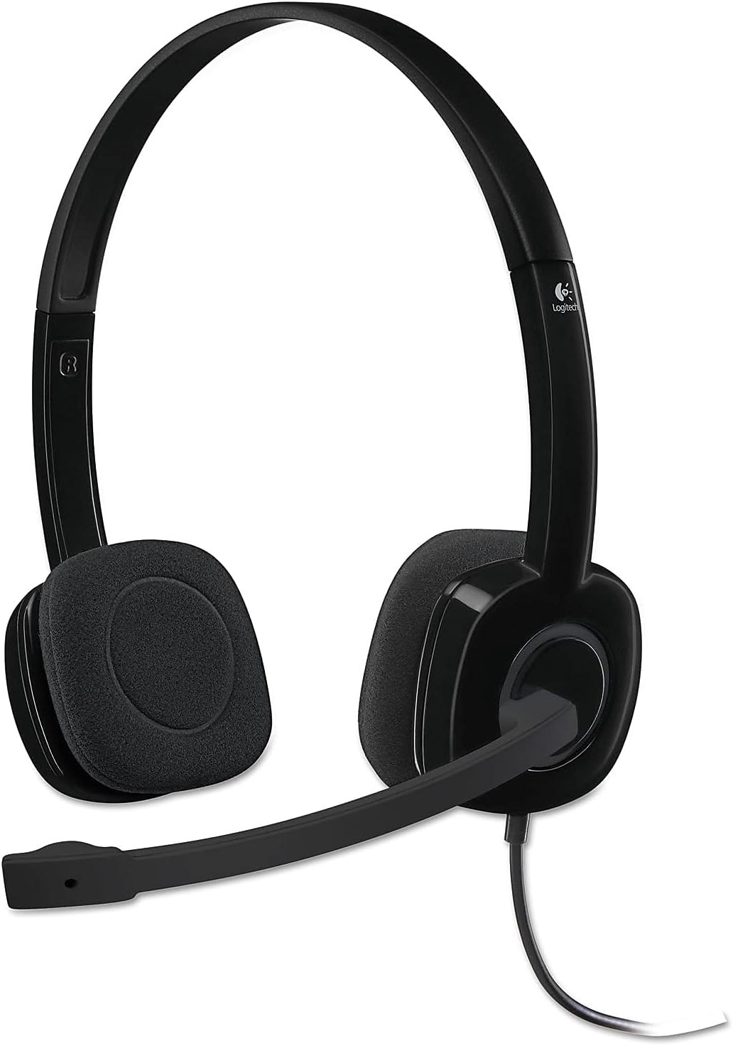 Logitech 3.5 mm Analog Stereo Headset H151 with Boom Microphone