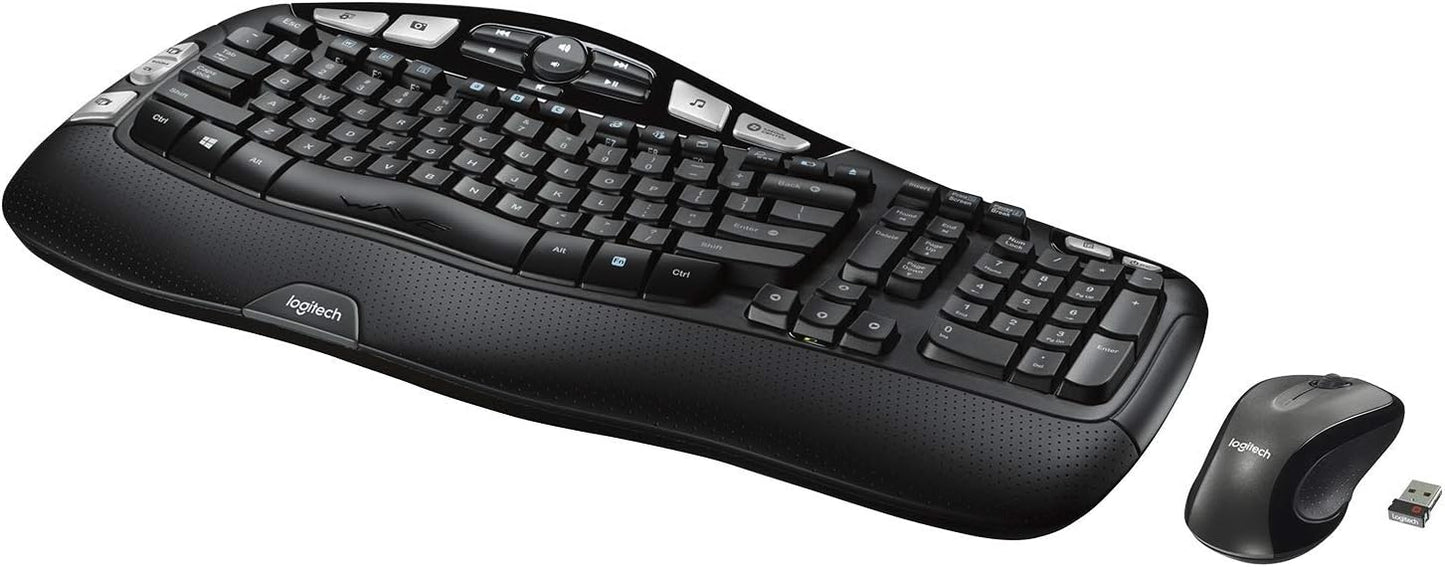 Logitech Wireless Wave Combo Mk550 With Keyboard and Laser Mouse