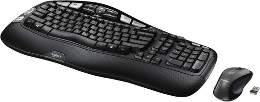 Logitech Wireless Wave Combo Mk550 With Keyboard and Laser Mouse