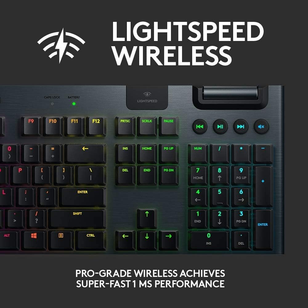 Logitech G915 Wireless Mechanical Gaming Keyboard - Linear