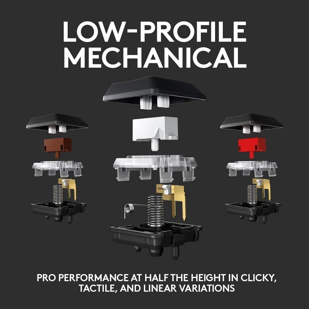 Logitech G915 Wireless Mechanical Gaming Keyboard - Linear