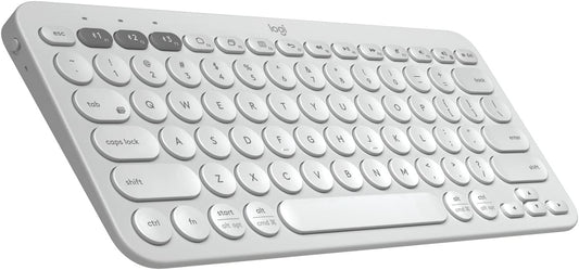 Logitech K380 Multi-Device Wireless Bluetooth Keyboard - Off White