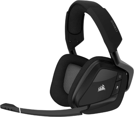 Corsair VOID RGB Elite Wireless Premium Gaming Headset with 7.1 Surround Sound, Carbon