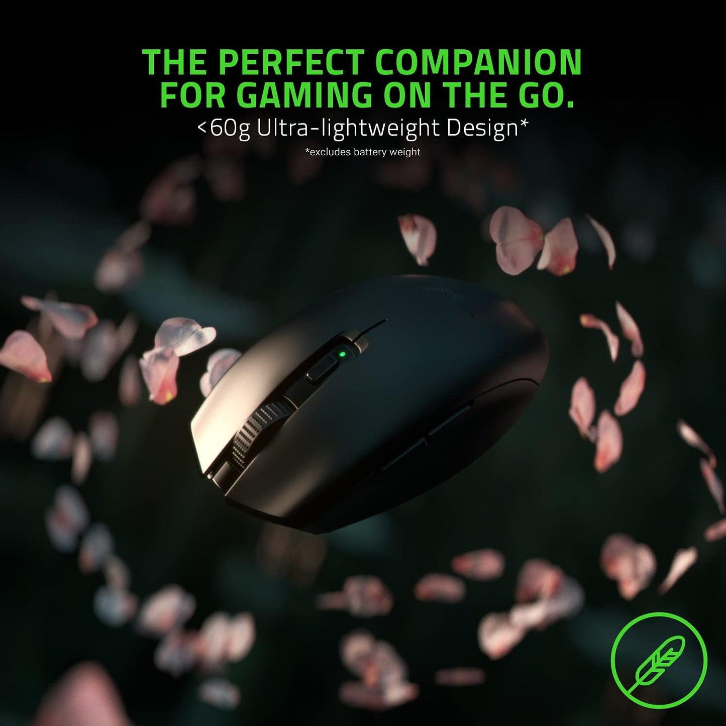 Razer Orochi V2 Mobile Wireless Gaming Mouse for Computer & Laptop: Ultra Lightweight - 2 Wireless Mouse Modes, Mechanical Mouse Switches - 5G Advanced 18K DPI Optical Sensor - Black