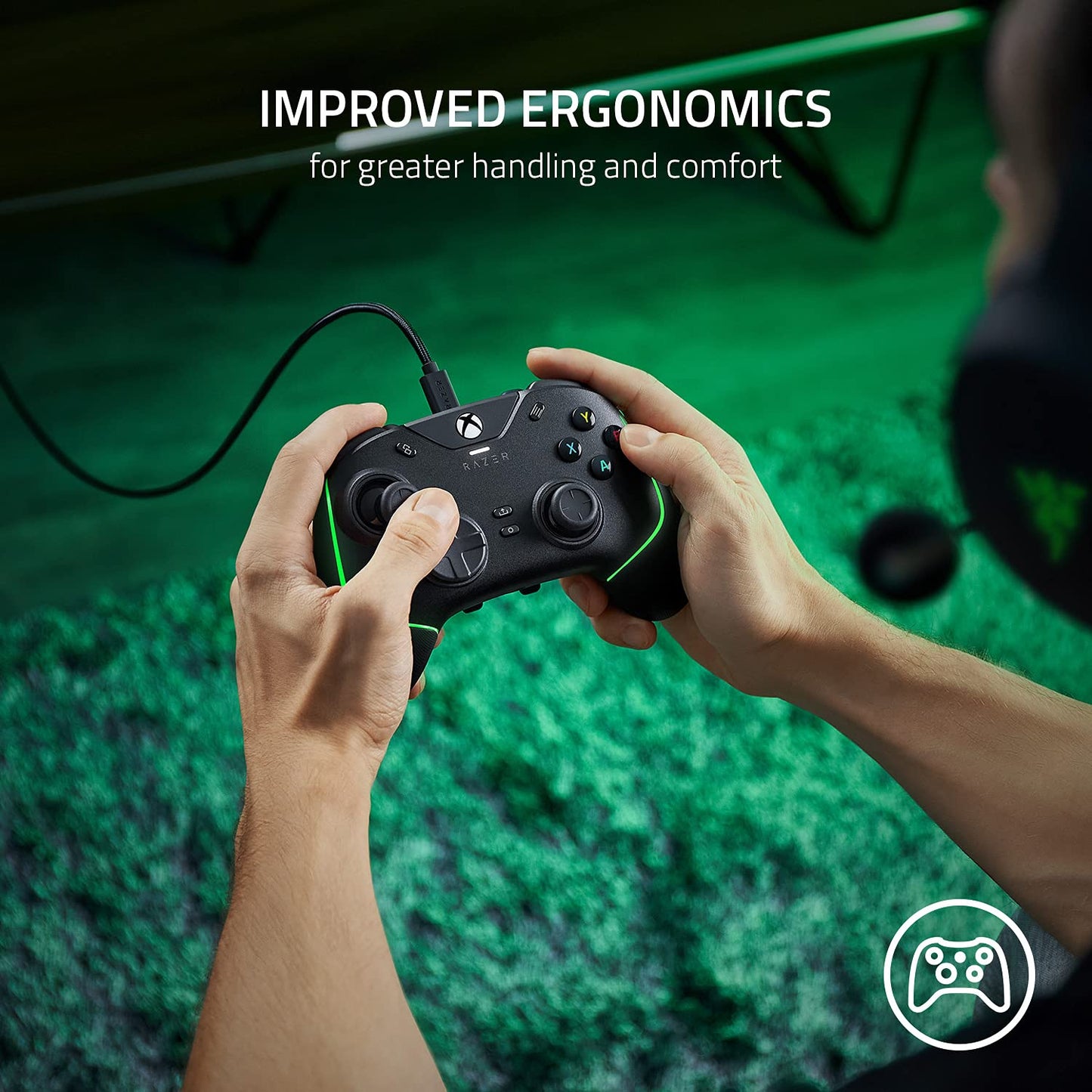 Razer Wolverine V2 Chroma Wired Gaming Controller Xbox One, Series X|S, & PC