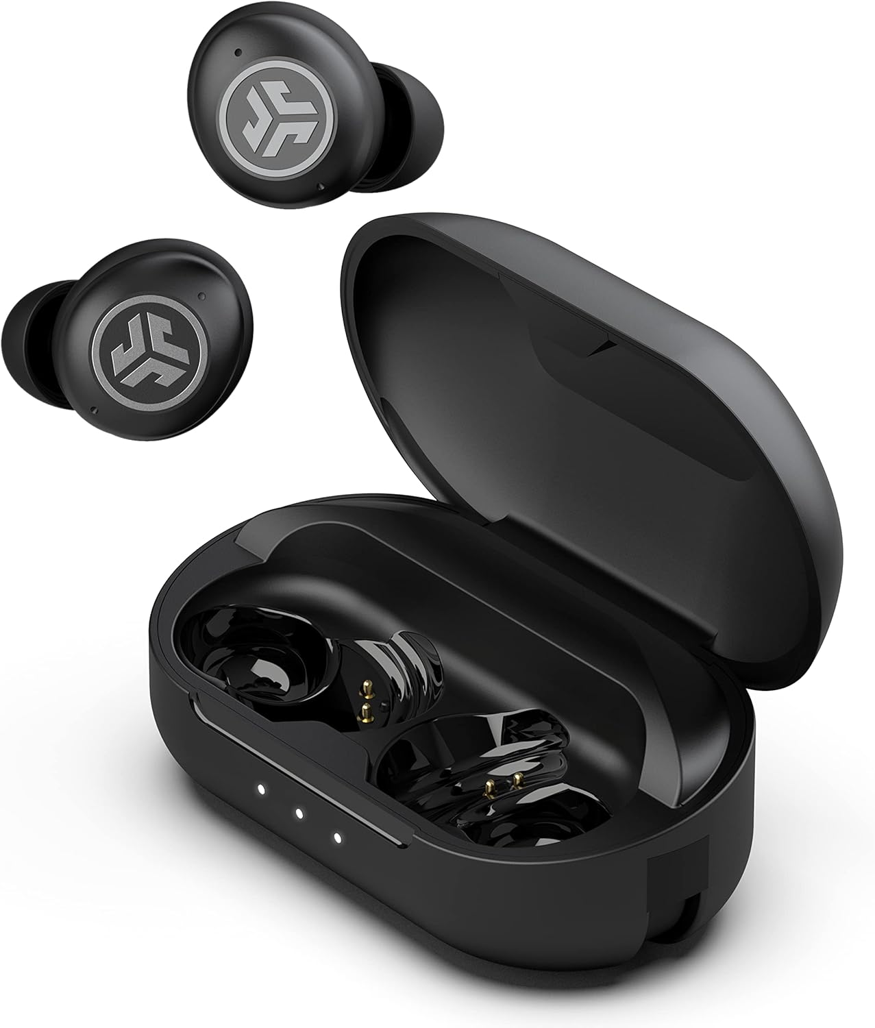 JLab JBuds Air Pro True Wireless Earbuds, Black, Bluetooth Multipoint, Auto Play & Pause, Dual Connect, IP55 Sweat & Dust Resistance, Be Aware Audio for Safety, Custom 3 EQ Sound Settings