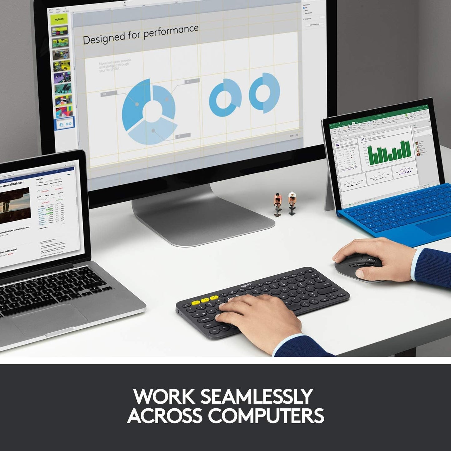 Logitech M720 Wireless Triathlon Mouse Black