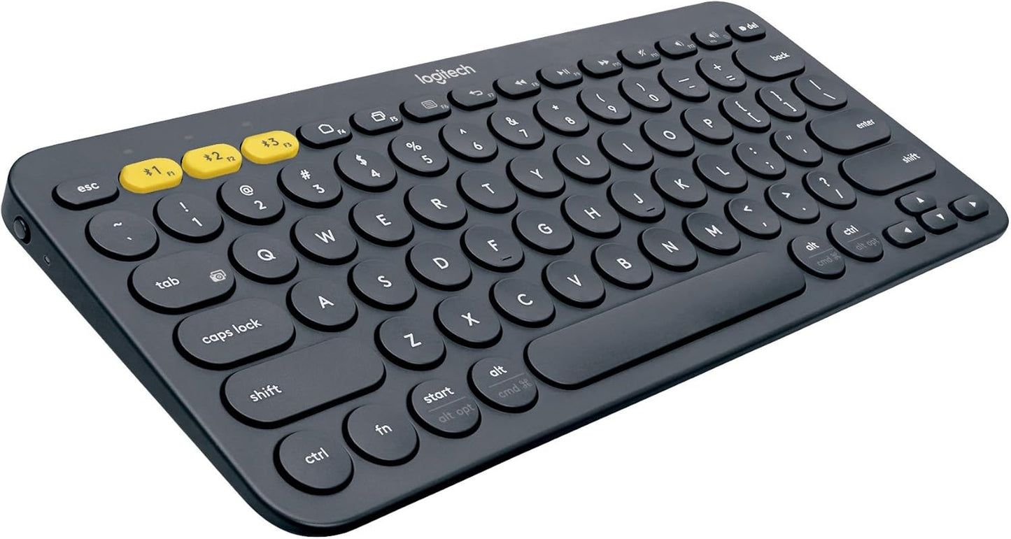 Logitech K380 Multi-Device Bluetooth Keyboard  – Dark Grey