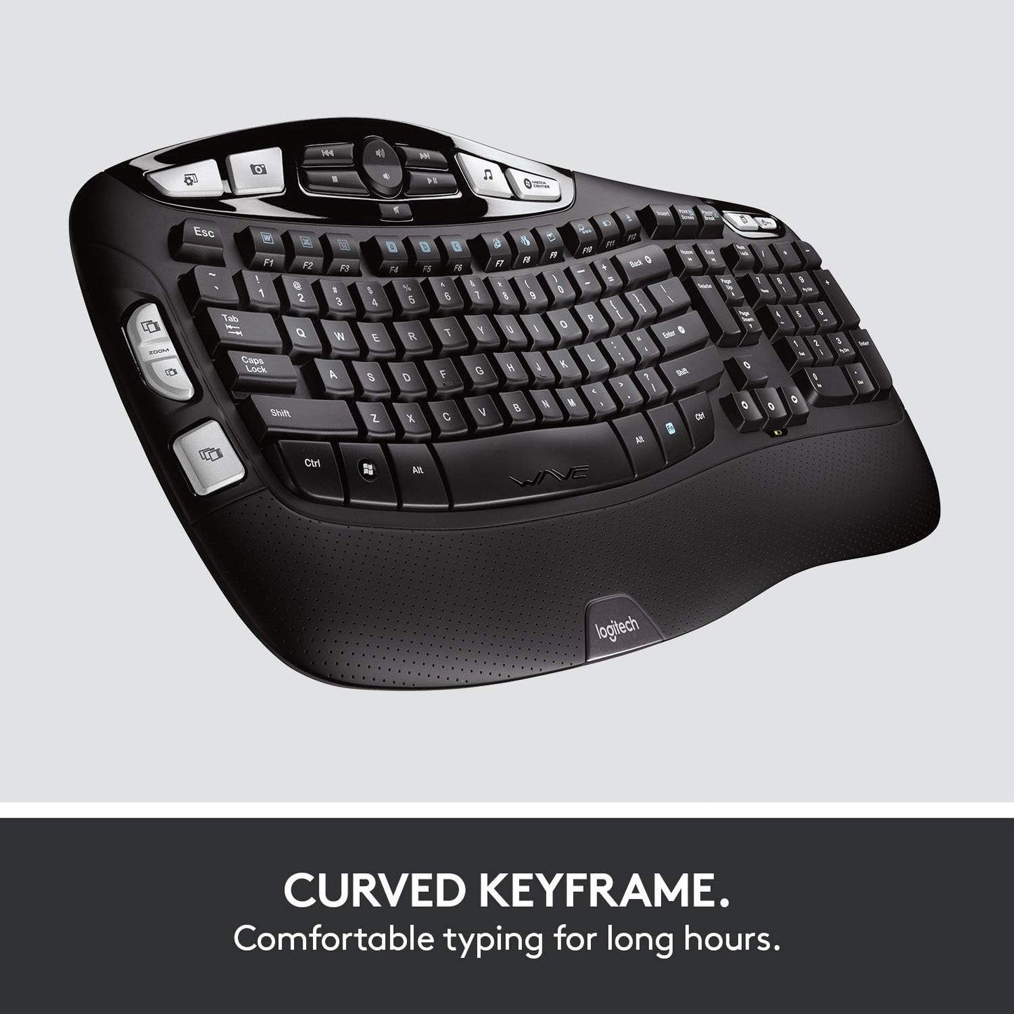 Logitech Wireless Wave Combo Mk550 With Keyboard and Laser Mouse