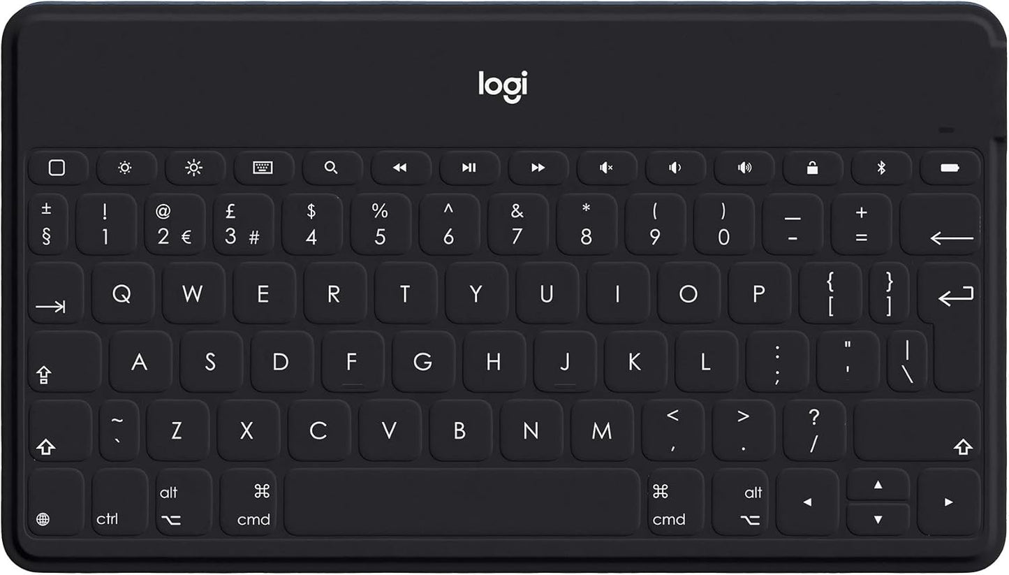 Logitech Keys-to-Go Ultra-Portable, Stand-Alone Keyboard COMPATIBLE DEVICES all iOS devices including iPad, iPhone and Apple TV