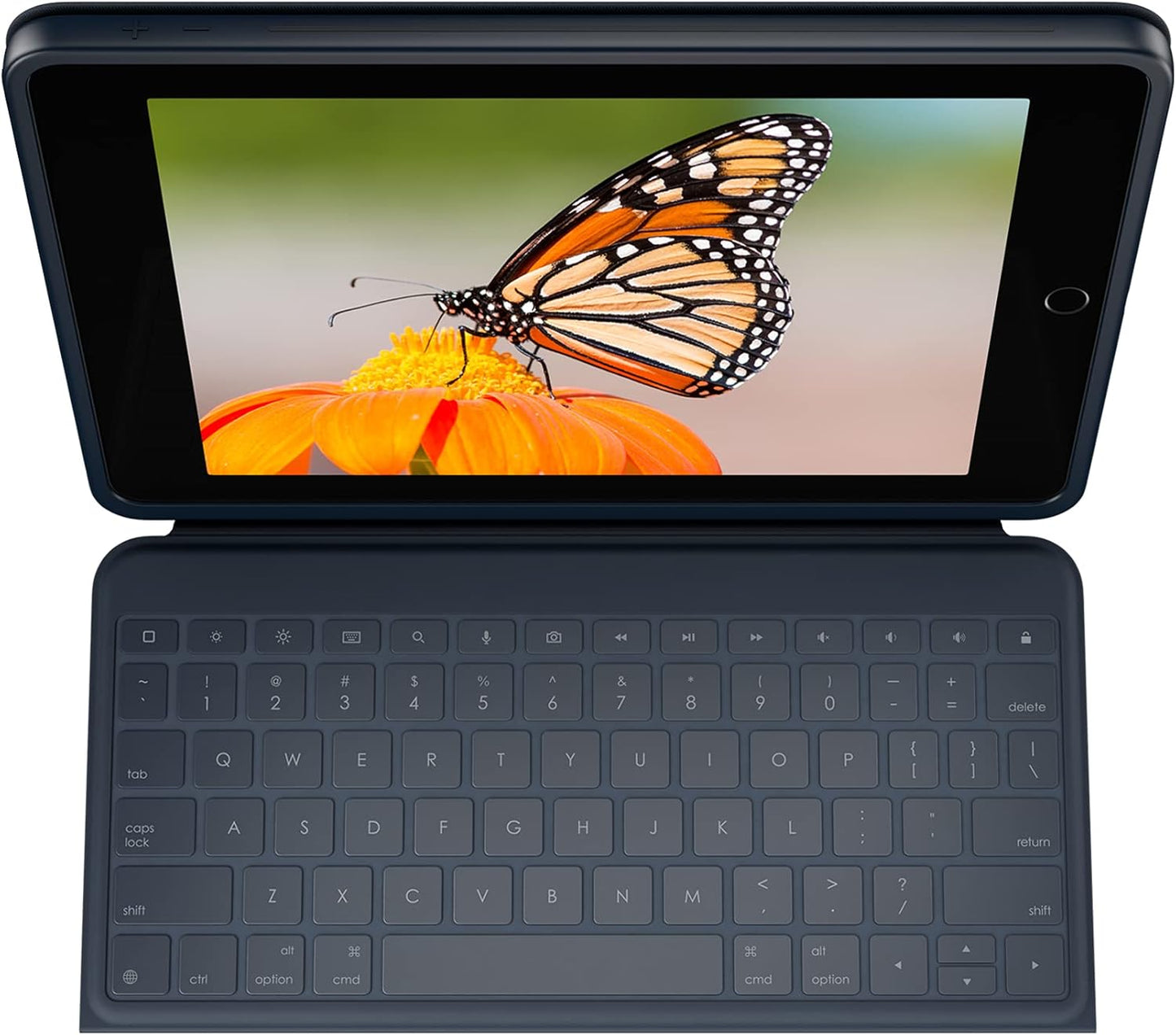 Logitech Rugged Combo 3 iPad Keyboard Case with Smart Connector for iPad (7th and 8th Generation) for Education - Classic Blue