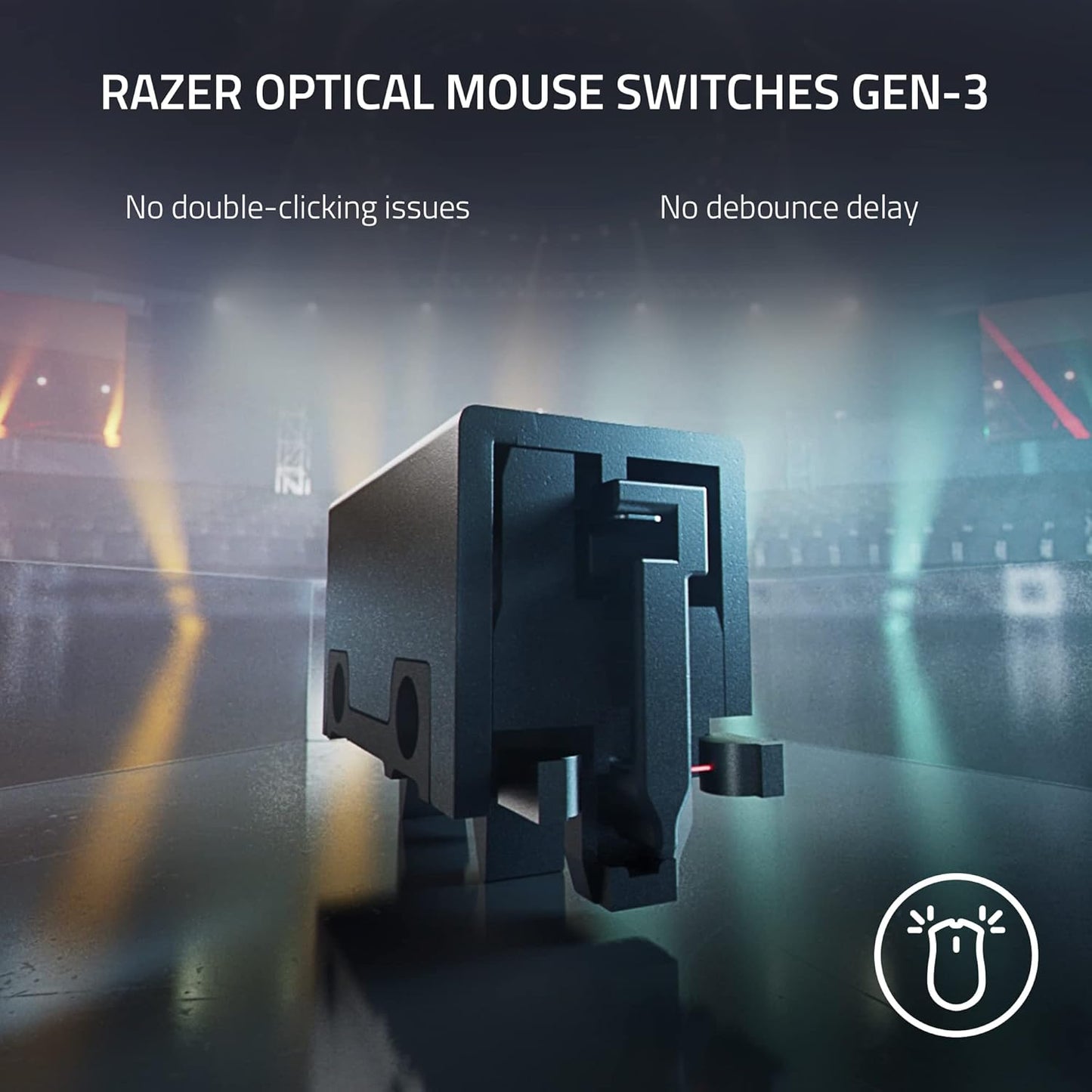 Razer DeathAdder V3 Pro Lightweight Wireless Gaming Mouse(White)