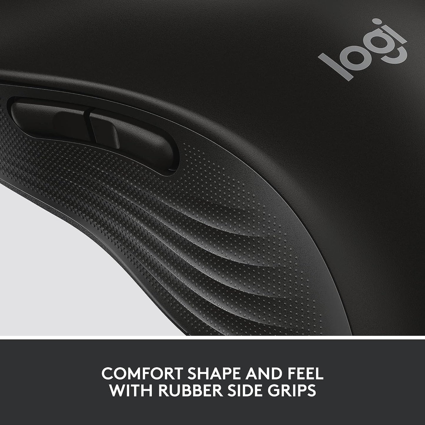 Logitech Signature M650 Wireless Mouse- Black (Small to Medium Sized Hands)