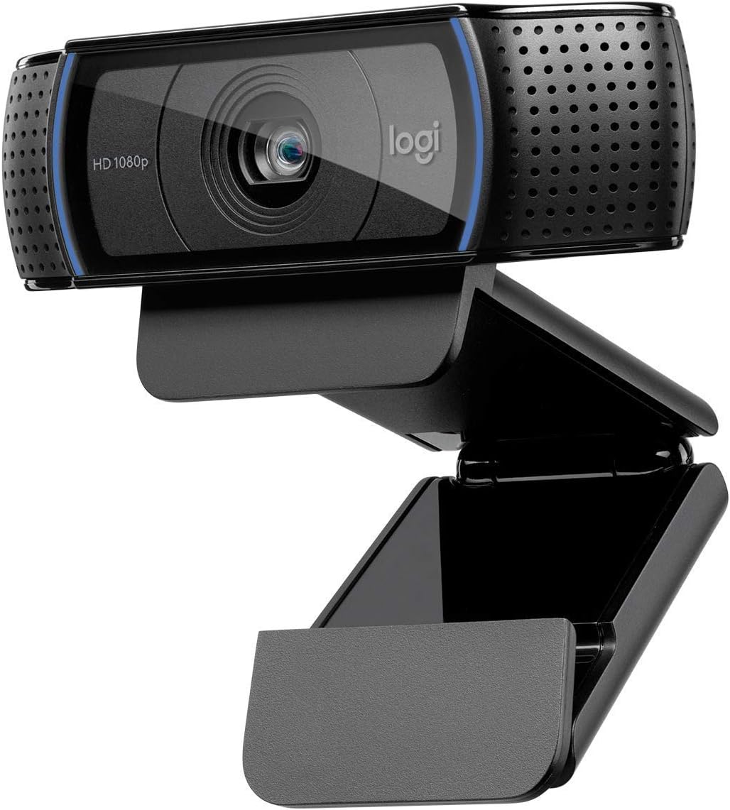 Logitech HD Pro Webcam C920, 1080p Widescreen Video Calling and Recording