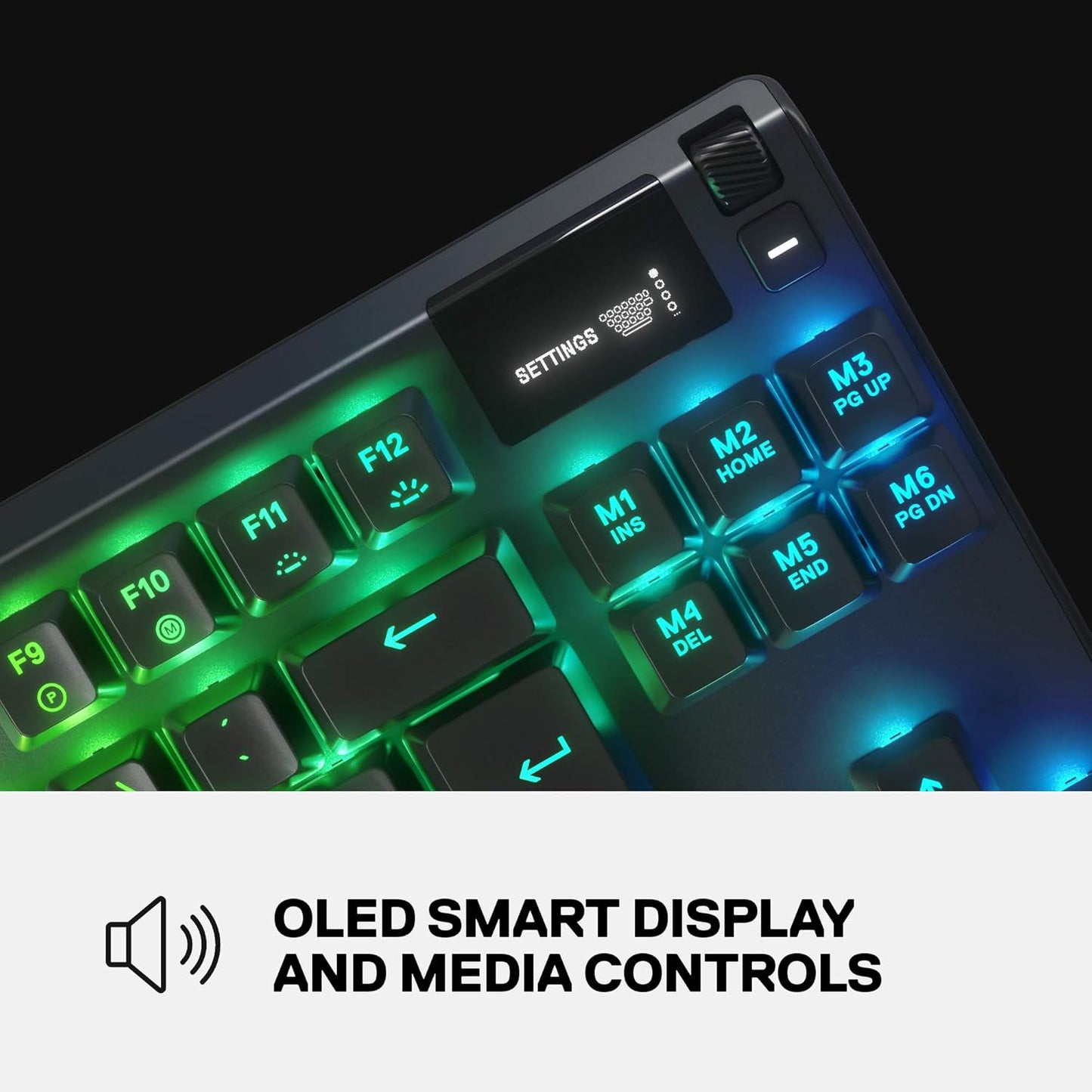 SteelSeries Apex 7 Gaming Keyboard with OLED Smart Display