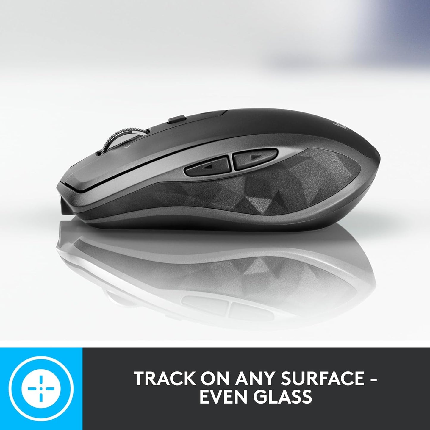 Logitech - MX Anywhere 2S Wireless Laser Mouse - Black