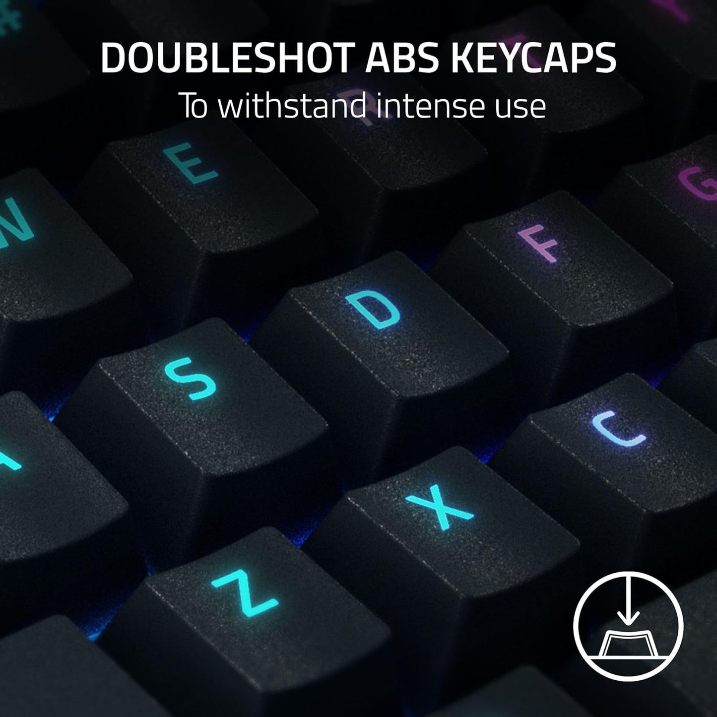 Razer BlackWidow V4 X Mechanical Gaming Keyboard: Yellow Switches Linear & Silent - 6 Macro Keys - Chroma RGB - Doubleshot ABS Keycaps - Roller & Media Keys - Snap Tap