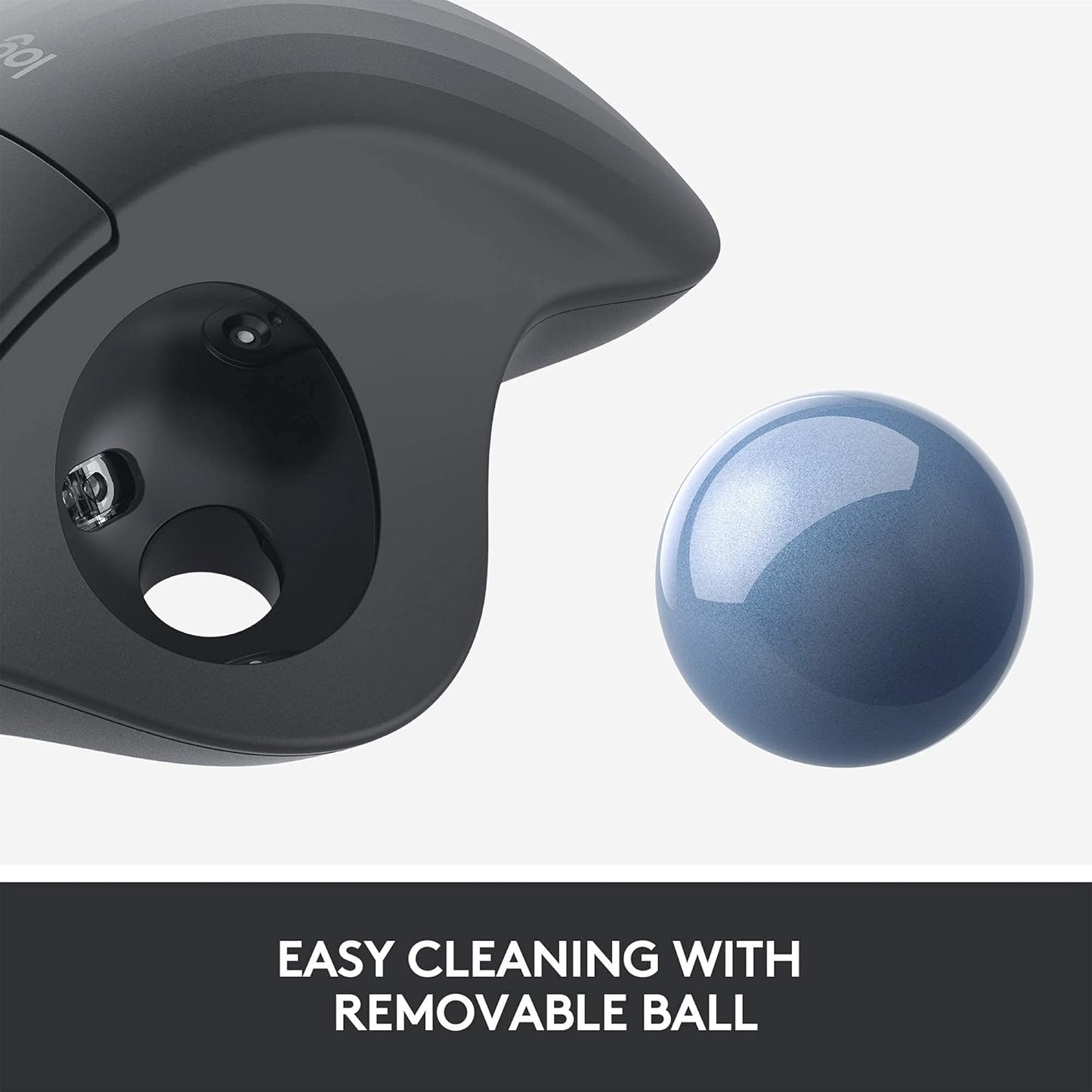 Logitech Ergo M575 Wireless Trackball Mouse- Graphite