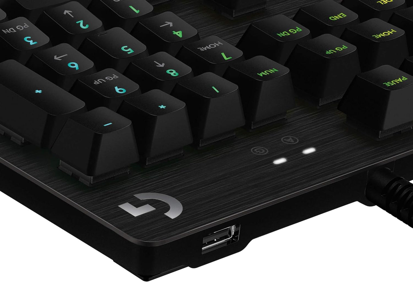 Logitech G512 SE Lightsync RGB Mechanical Gaming Keyboard with USB Passthrough - Black