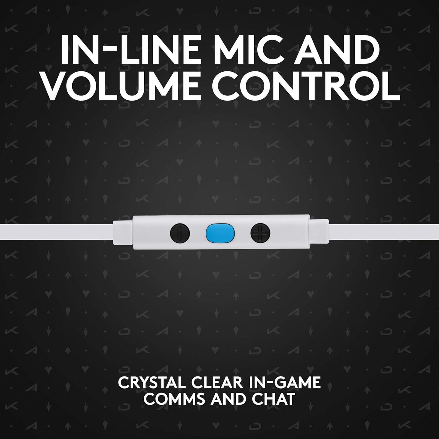 Logitech G333 K/DA Gaming Earphones - in-Line Mic and Controls - Gaming-Grade Dual Drivers - Durable Aluminum Housing - Official League of Legends KDA Gaming Gear