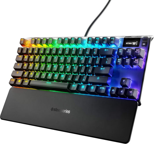 SteelSeries Apex 7 Gaming Keyboard with OLED Smart Display