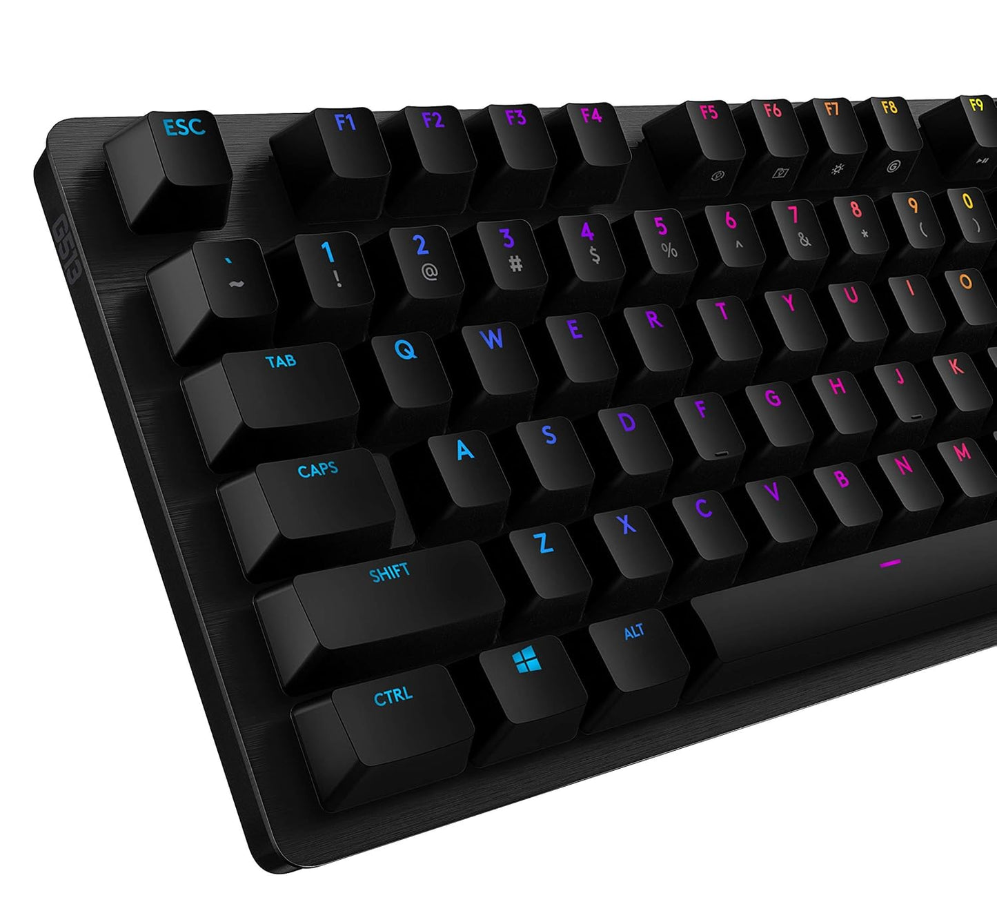 Logitech G513 Carbon LIGHTSYNC RGB Mechanical Gaming Keyboard with GX Blue Switches - Clicky