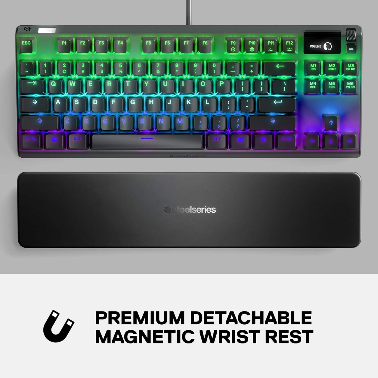 SteelSeries Apex 7 Gaming Keyboard with OLED Smart Display
