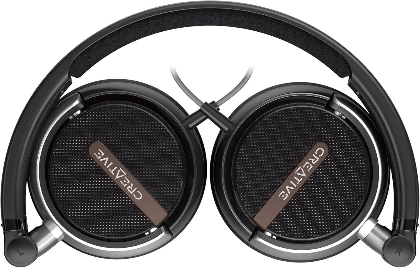 Creative Flex Ultra-Light On-Ear Headphones (Black)